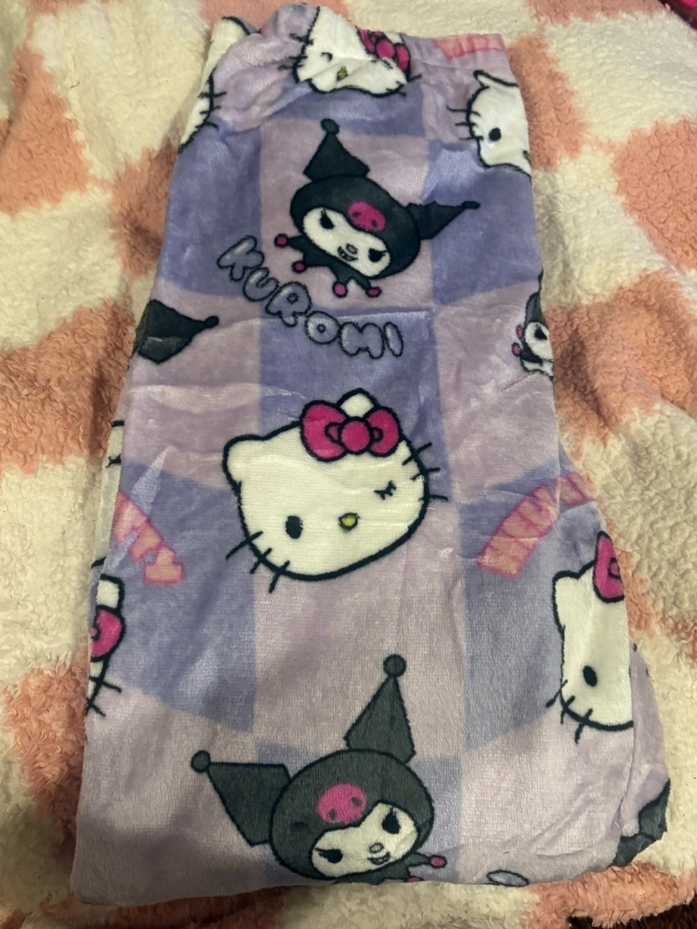 Hello Kitty & Kuromi Pajama Pants Size L